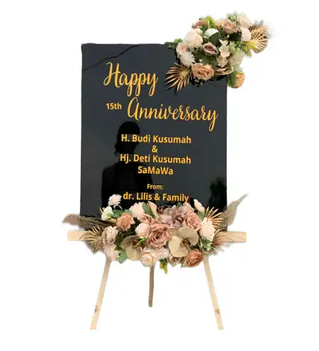Papan Bunga Akrilik Juntikebon