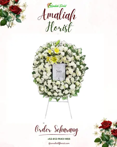 Krans Bunga Duka Juntikebon